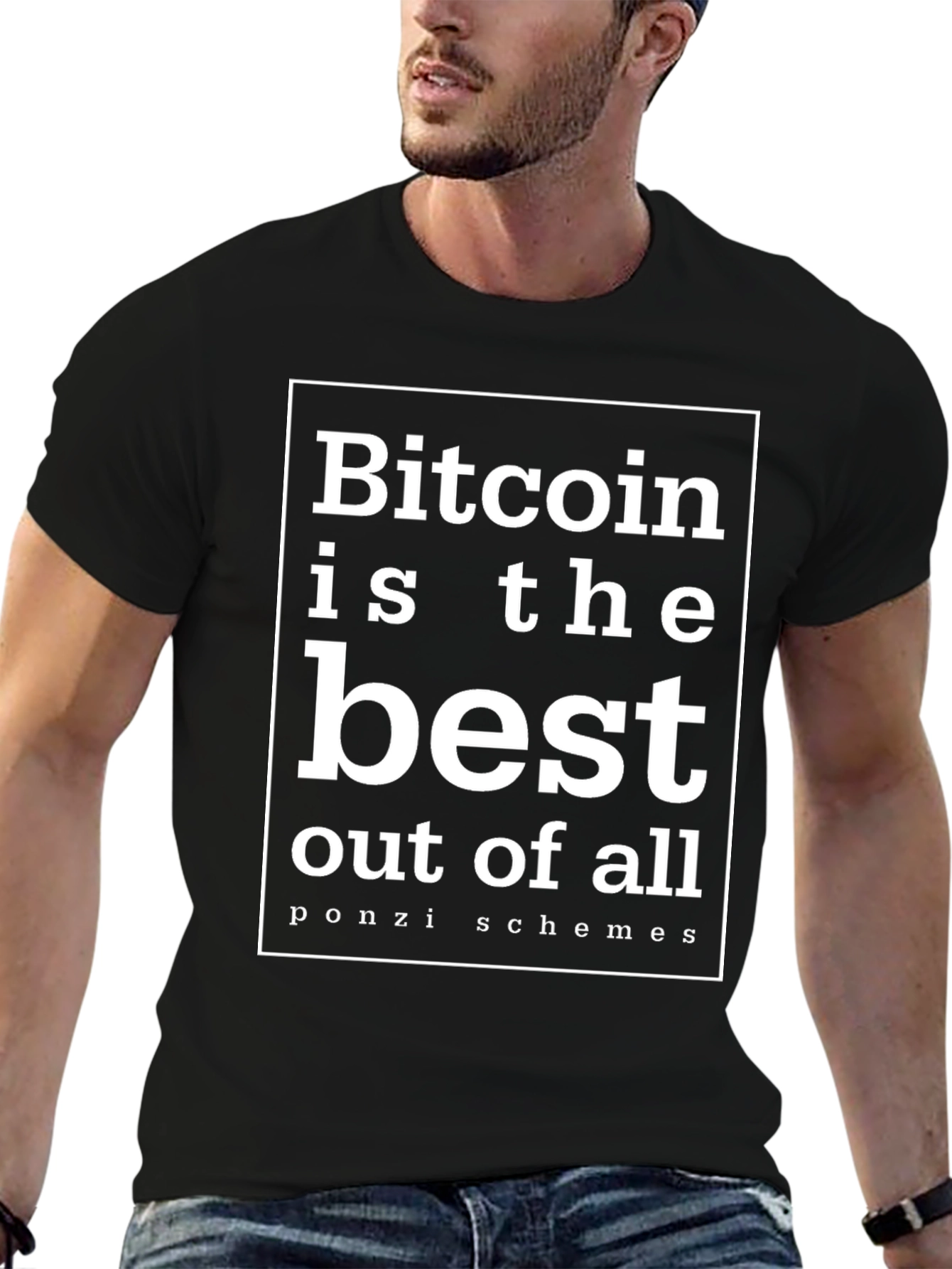 Bitcoin Ponzi Scheme Sarcastic T-Shirt
