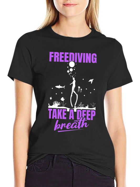 Freediving T-Shirt: Take a Deep Breath