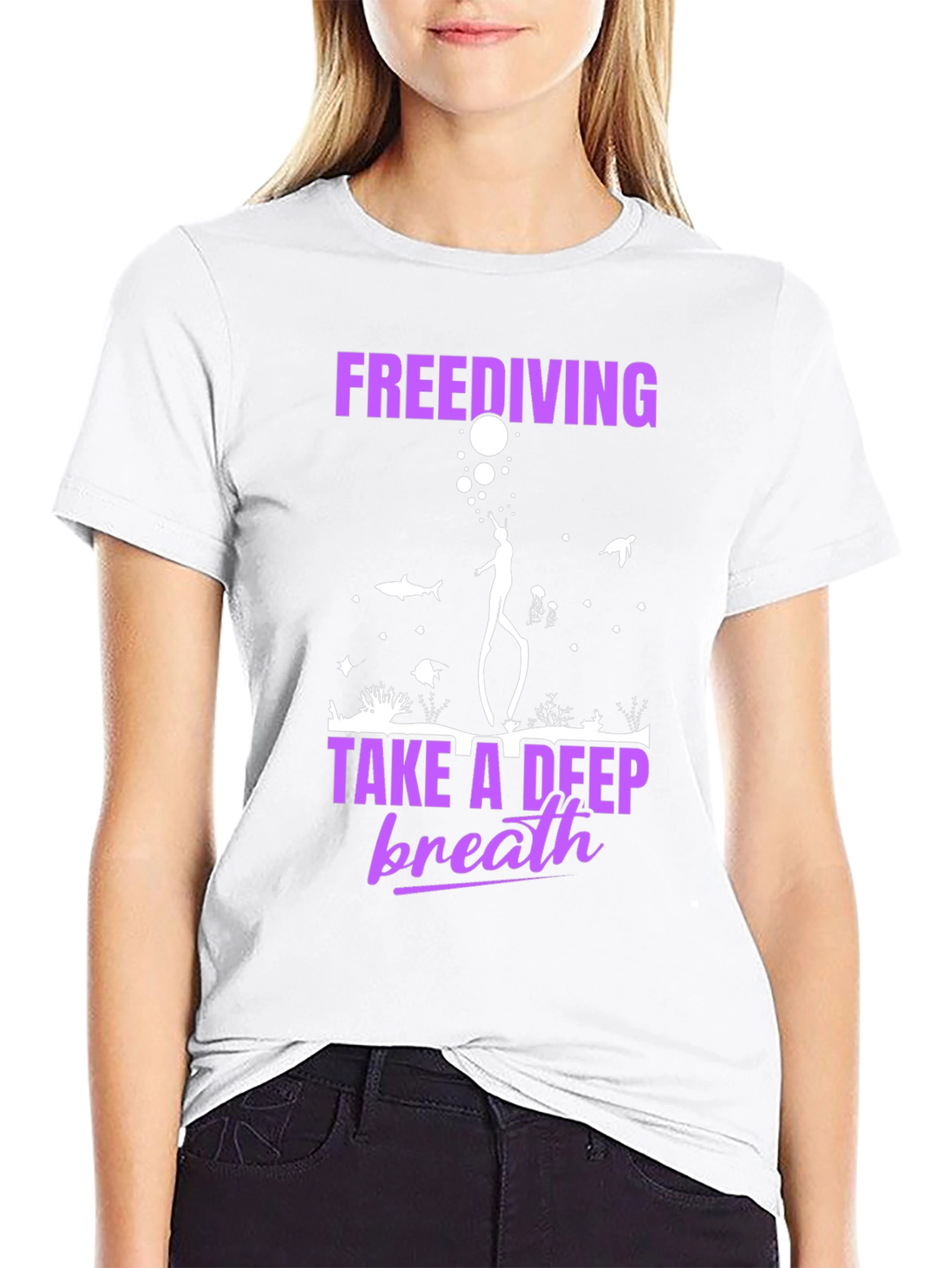 Freediving T-Shirt: Take a Deep Breath