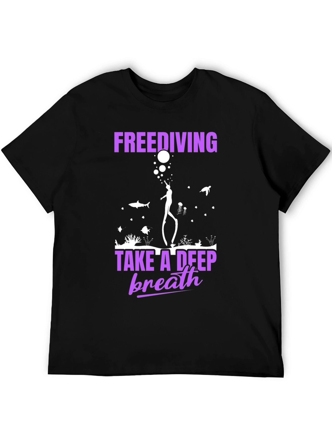 Freediving T-Shirt: Take a Deep Breath