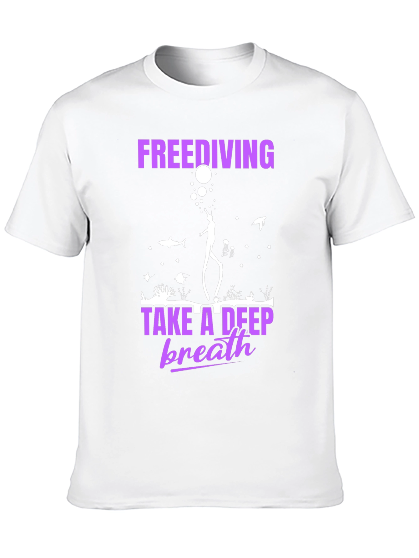 Freediving T-Shirt: Take a Deep Breath