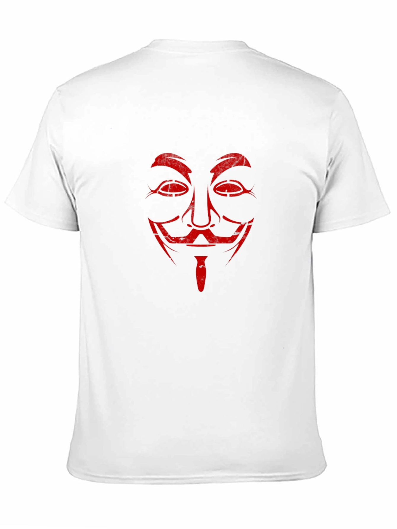 Anonymous Mask Graphic Tee - Black