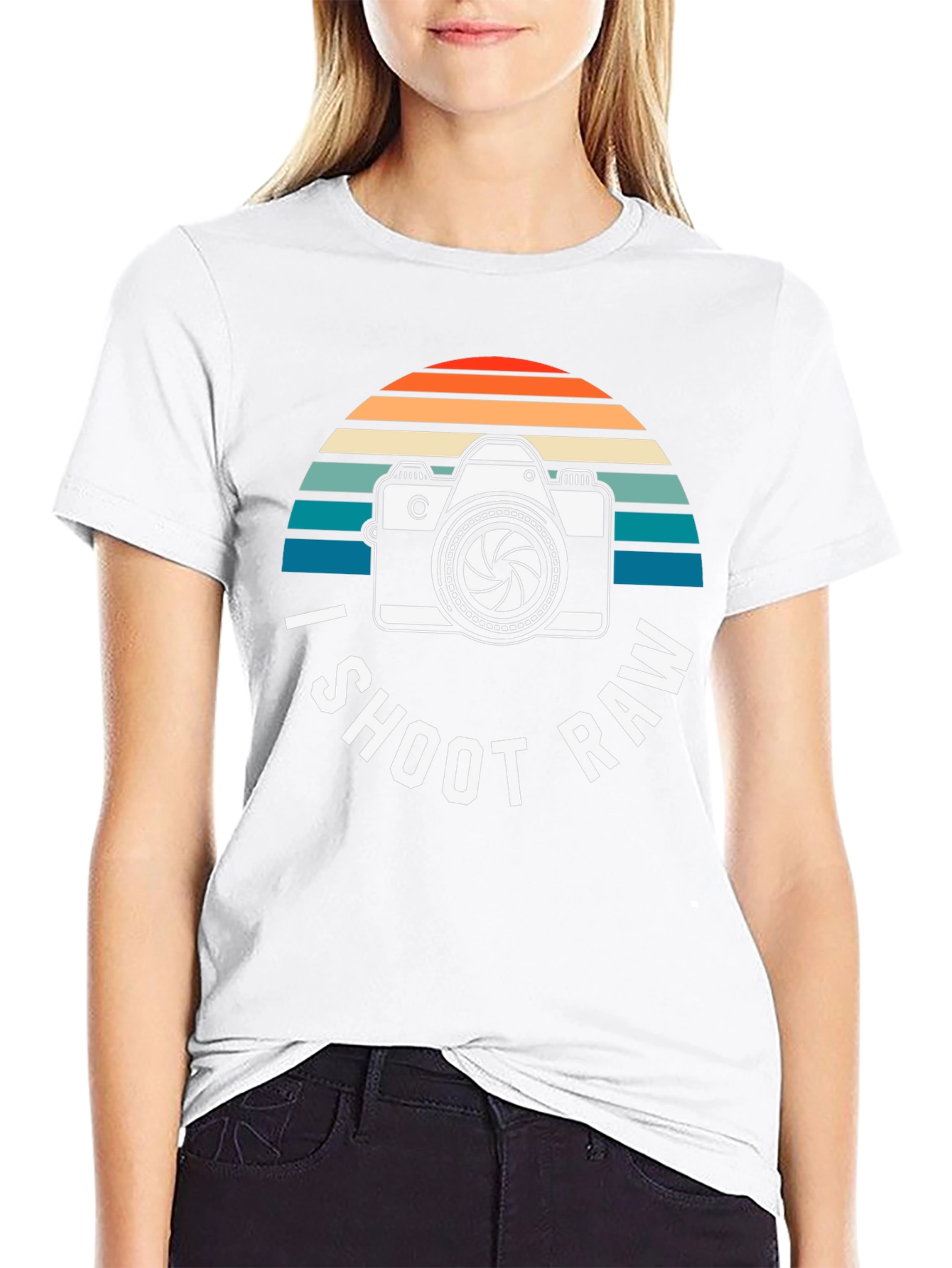 I Shoot RAW Camera Graphic Tee