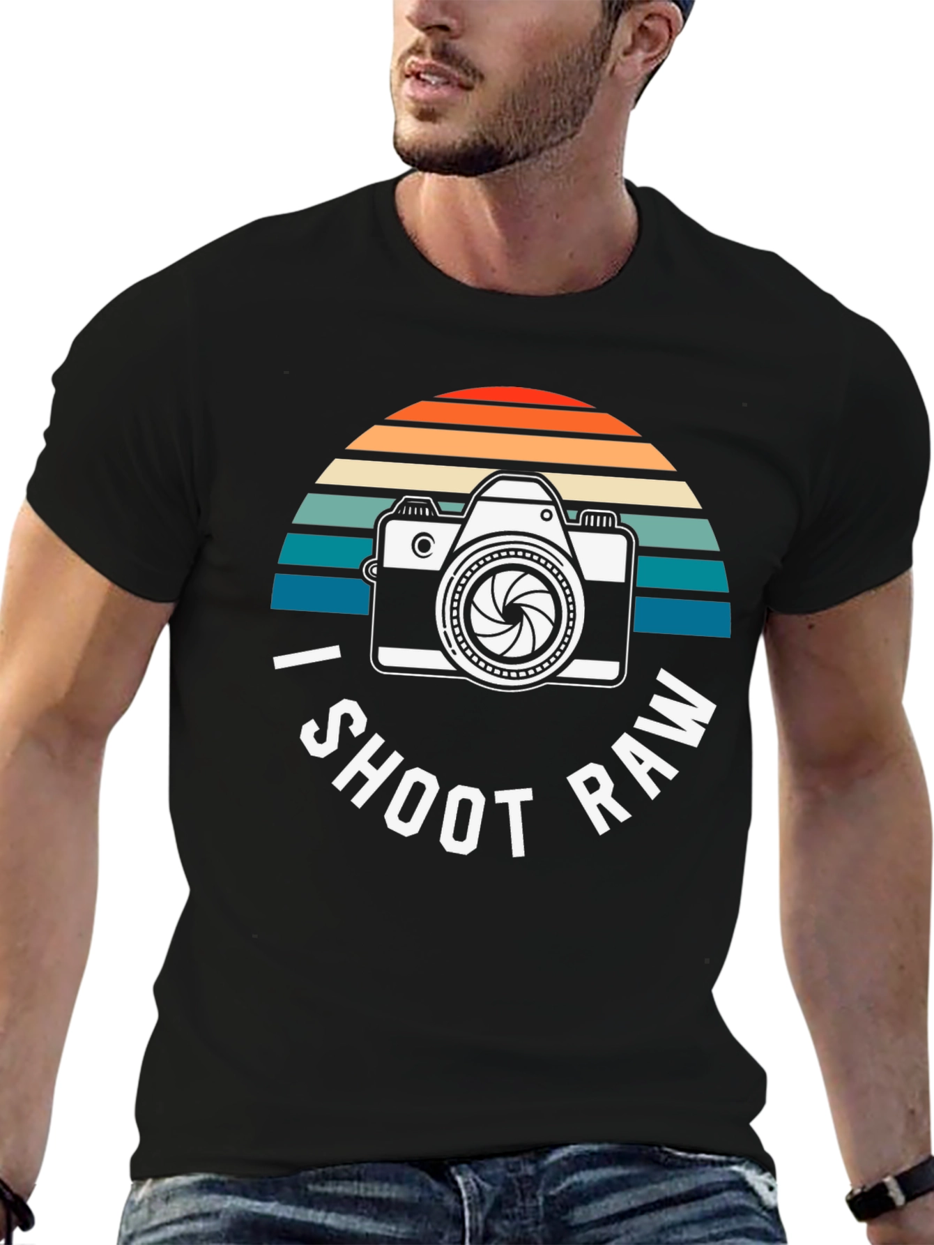 I Shoot RAW Camera Graphic Tee