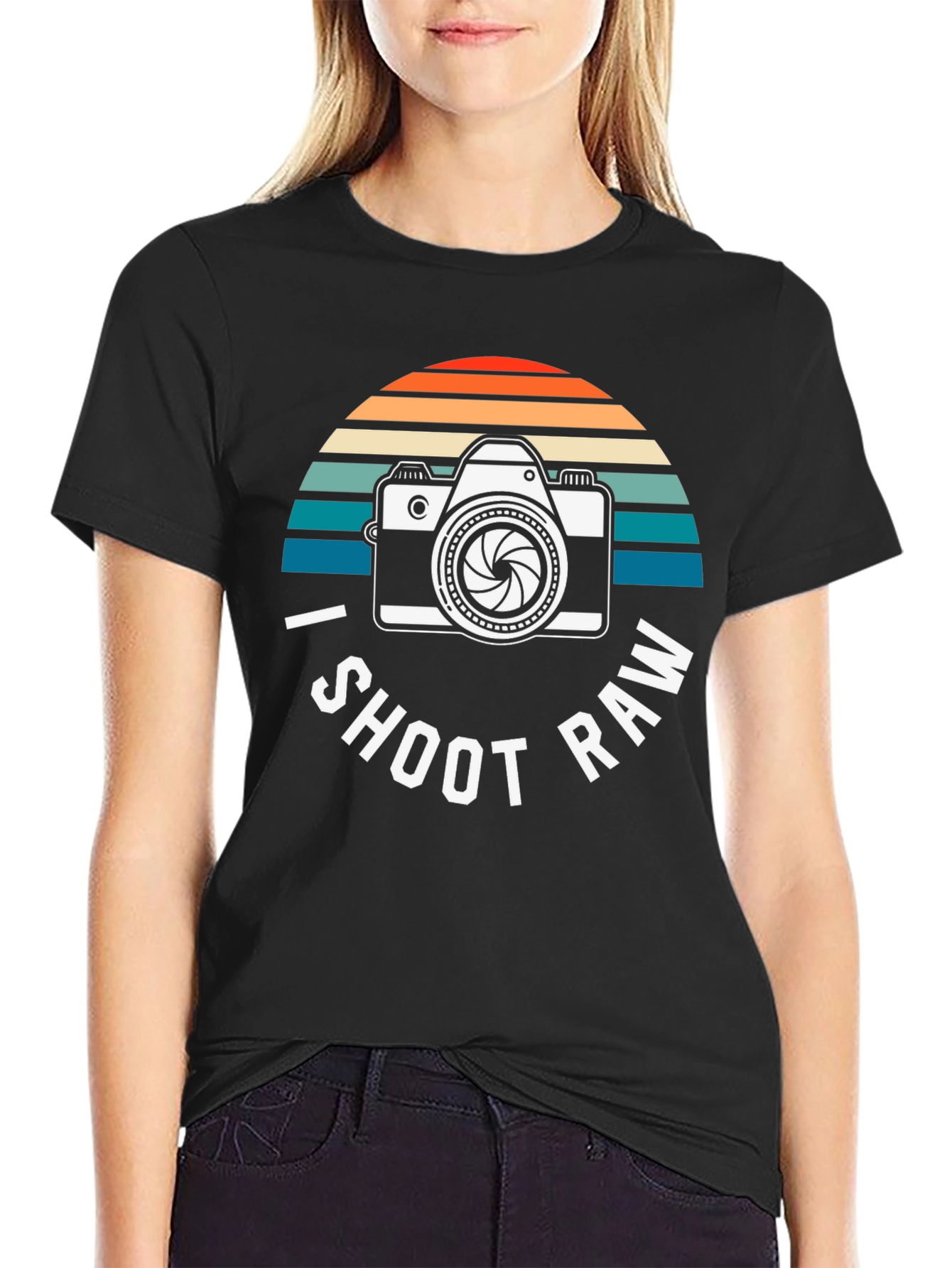 I Shoot RAW Camera Graphic Tee