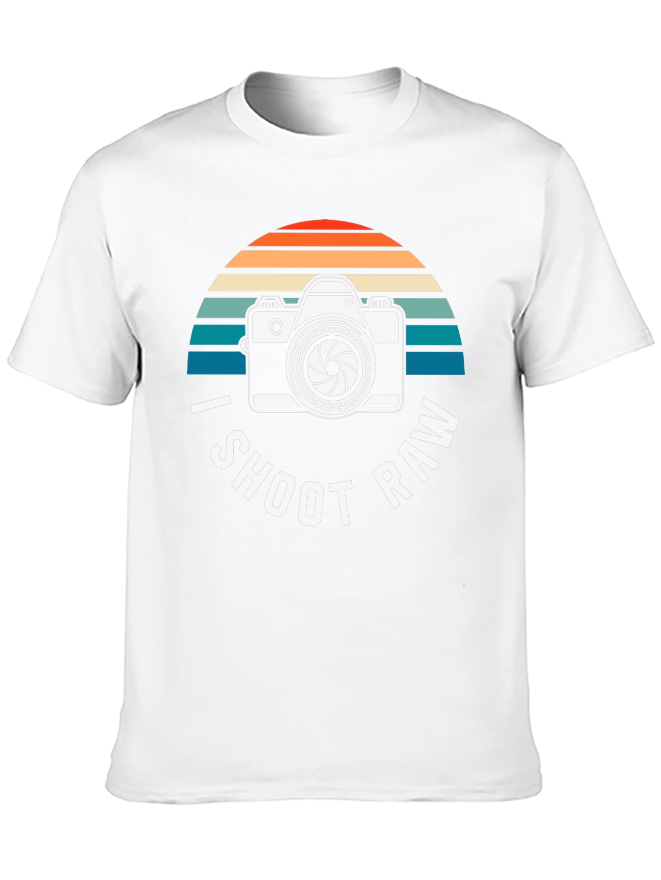 I Shoot RAW Camera Graphic Tee