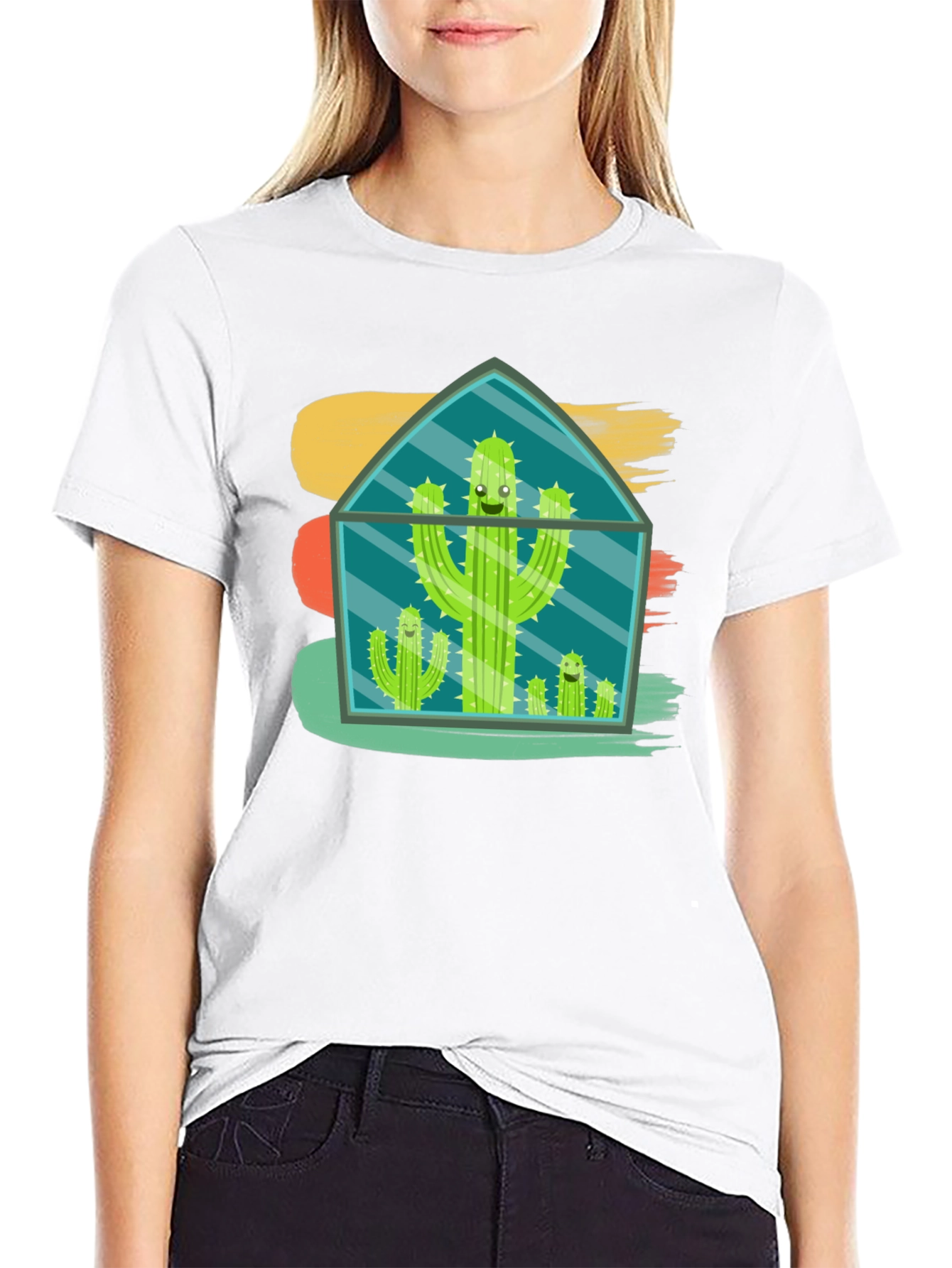 Cactus Terrarium T-Shirt - Funny Plant Lover Tee