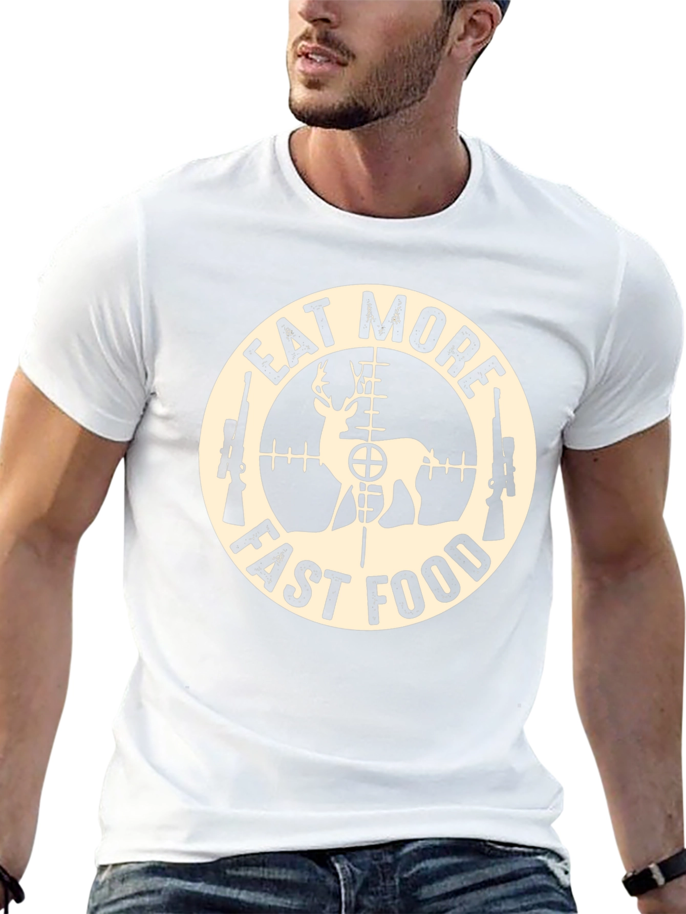 Eat More Fast Food Deer Hunting T-Shirt