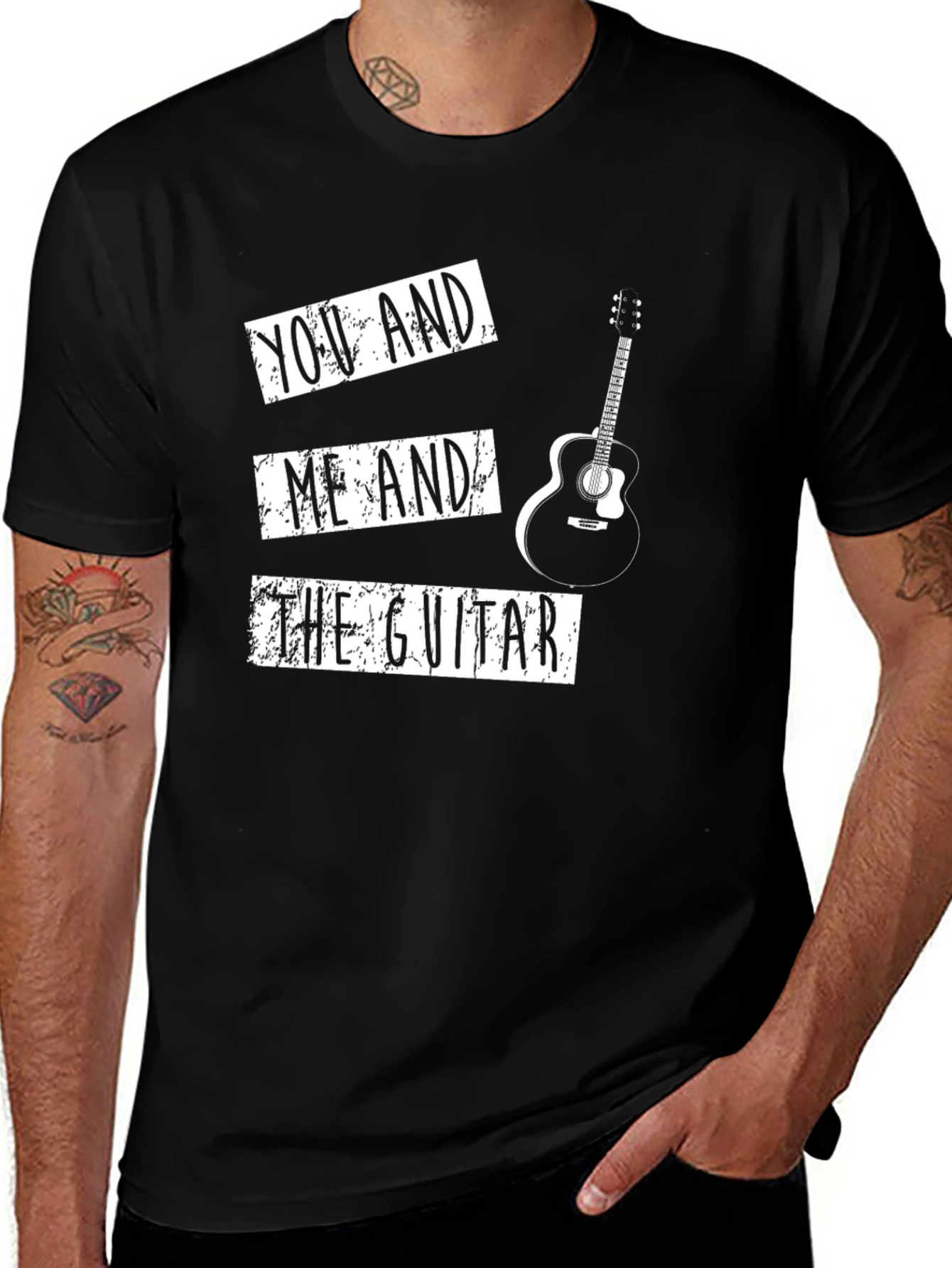 You and Me and the Guitar Graphic T-Shirt