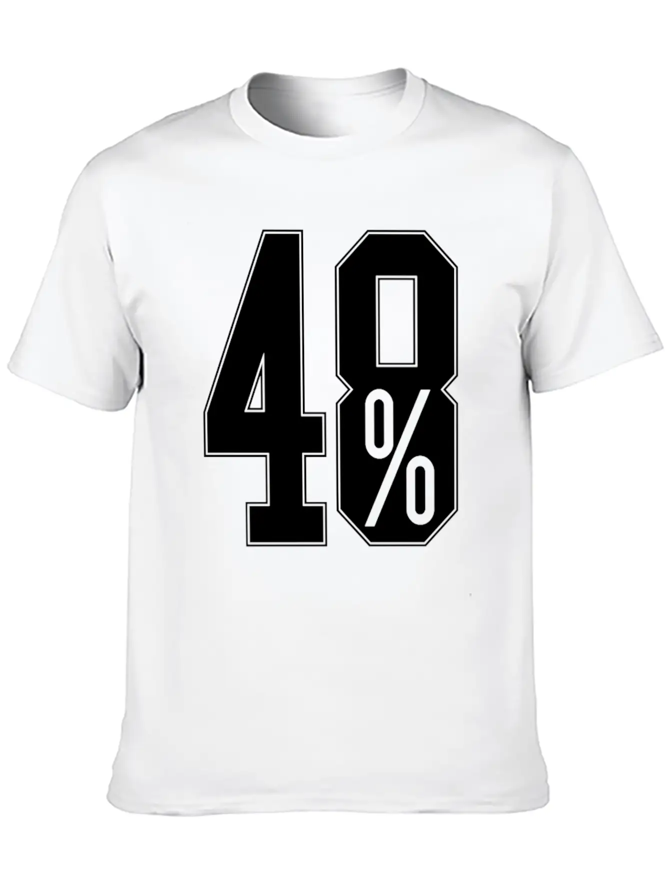 48 Percent EU Referendum Unisex Casual T-Shirt – Clean Design For Daily Comfort