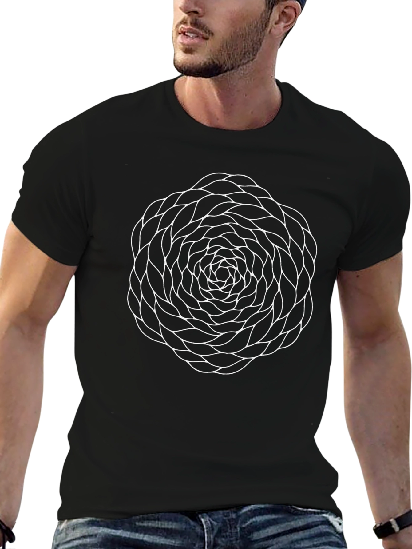 Abstract Floral T-Shirt