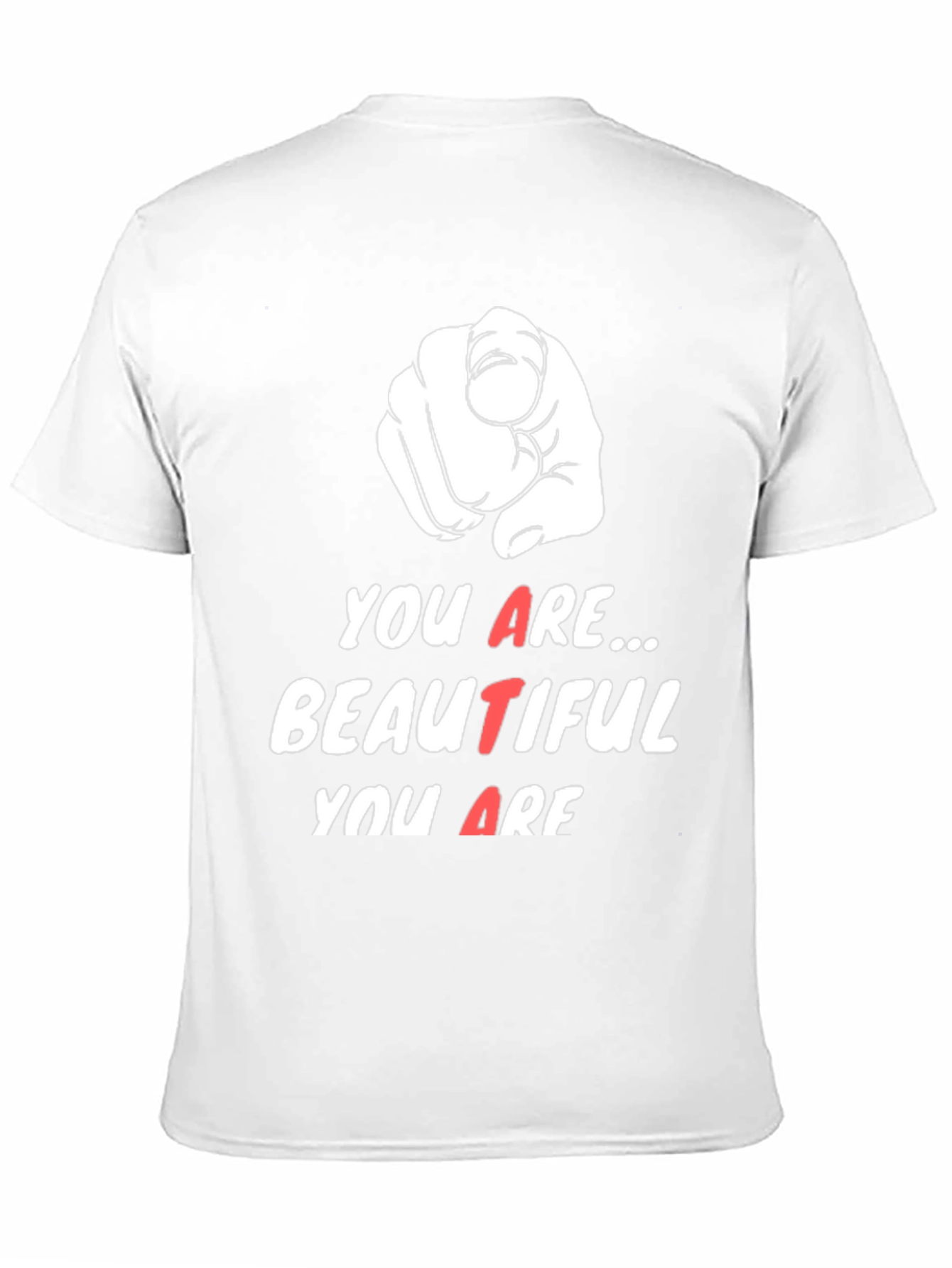 You Are Beautiful T-Shirt - Black Graphic Tee