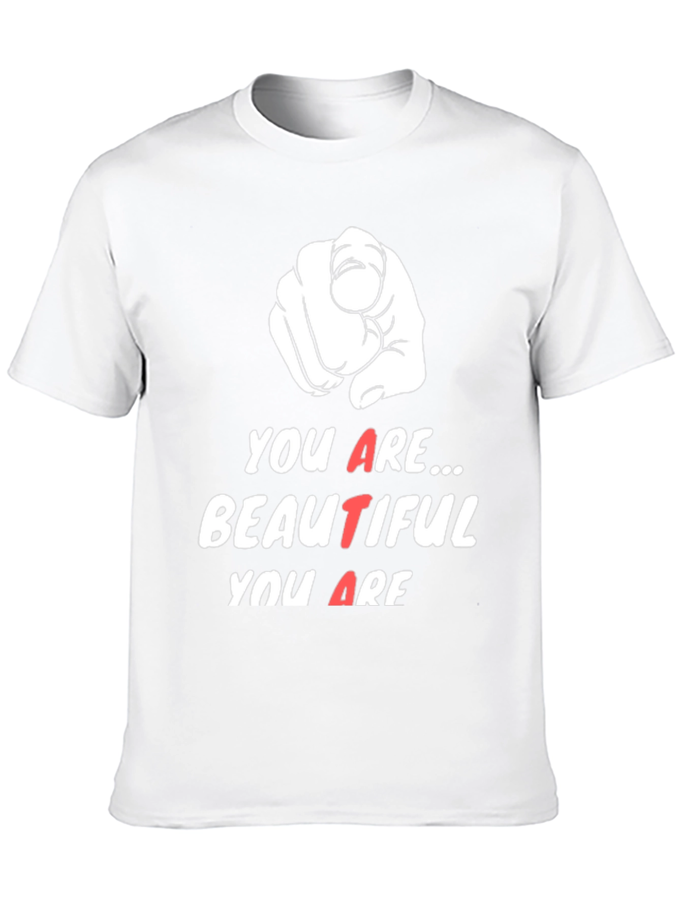 You Are Beautiful T-Shirt - Black Graphic Tee