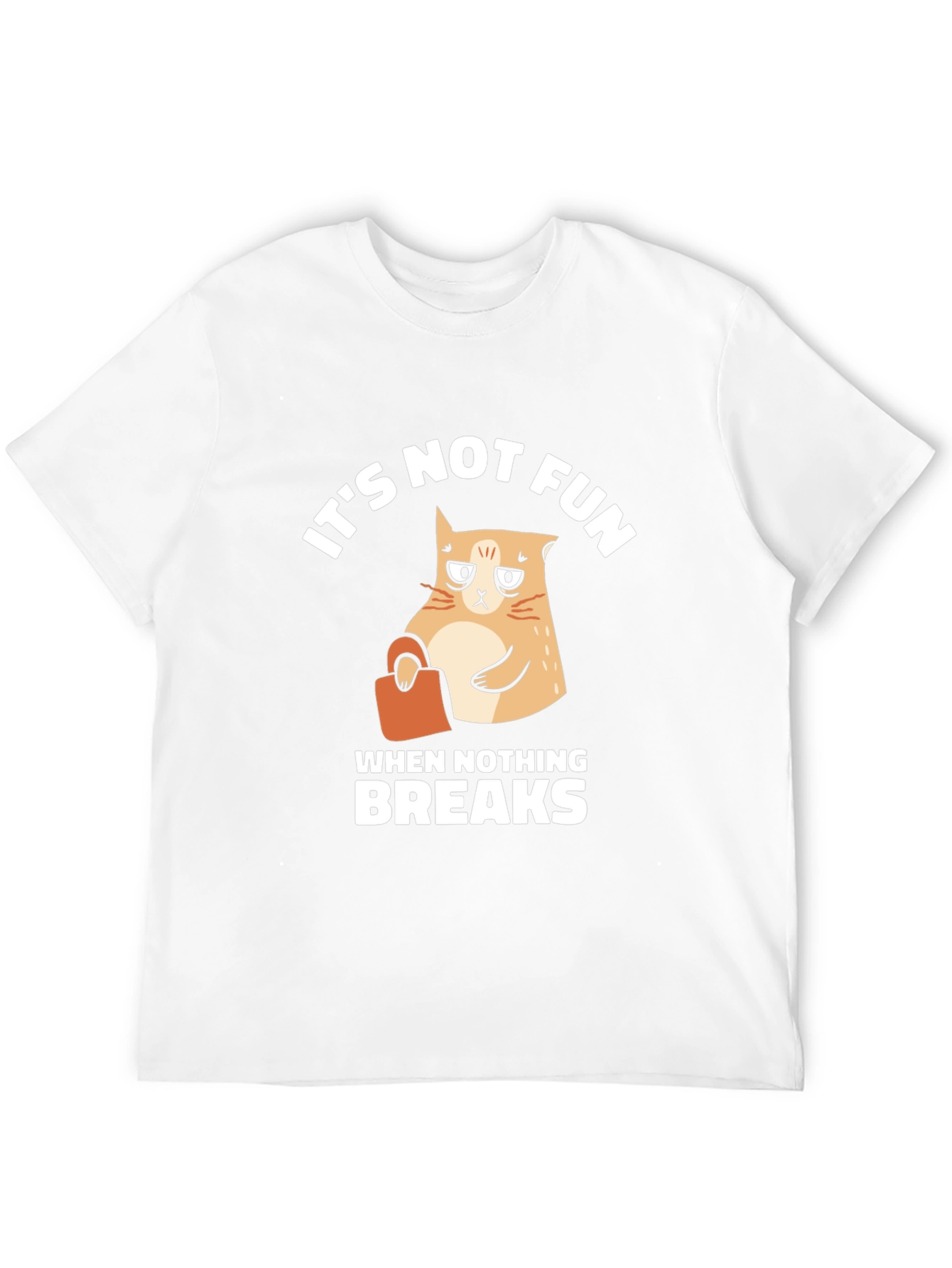 Its Not Fun Cat Graphic T-Shirt
