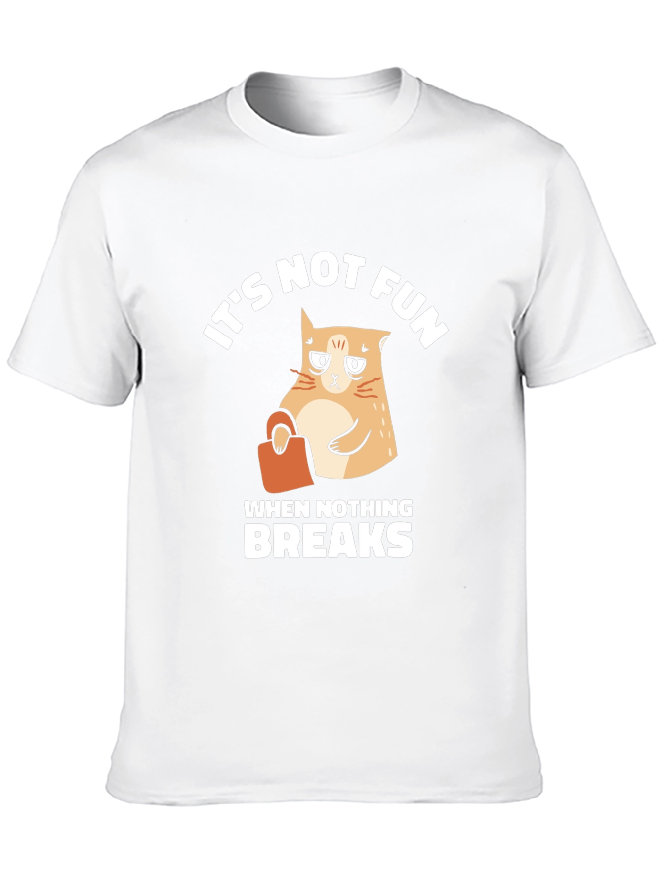 Its Not Fun Cat Graphic T-Shirt