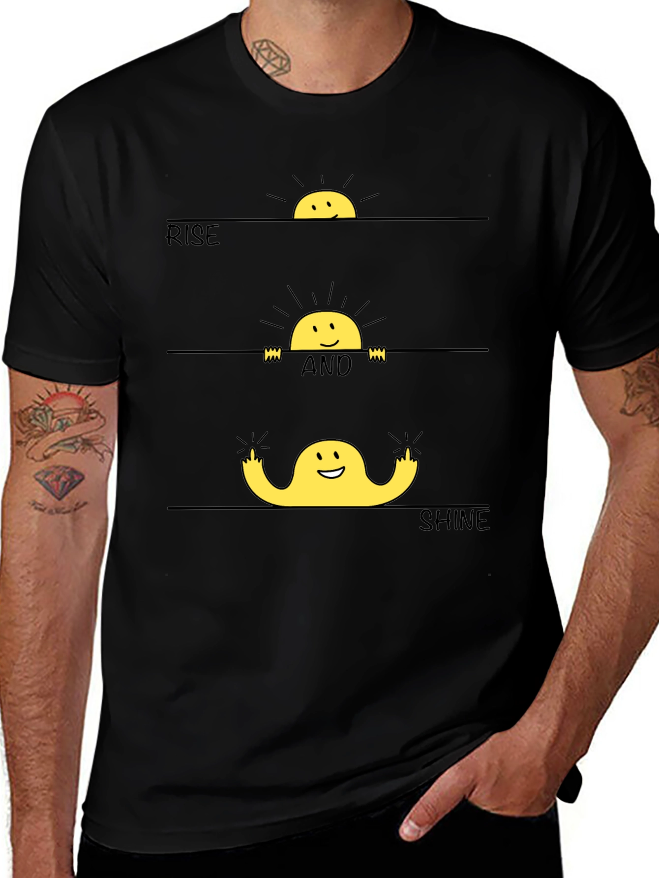 Rise and Shine Graphic Print T-Shirt
