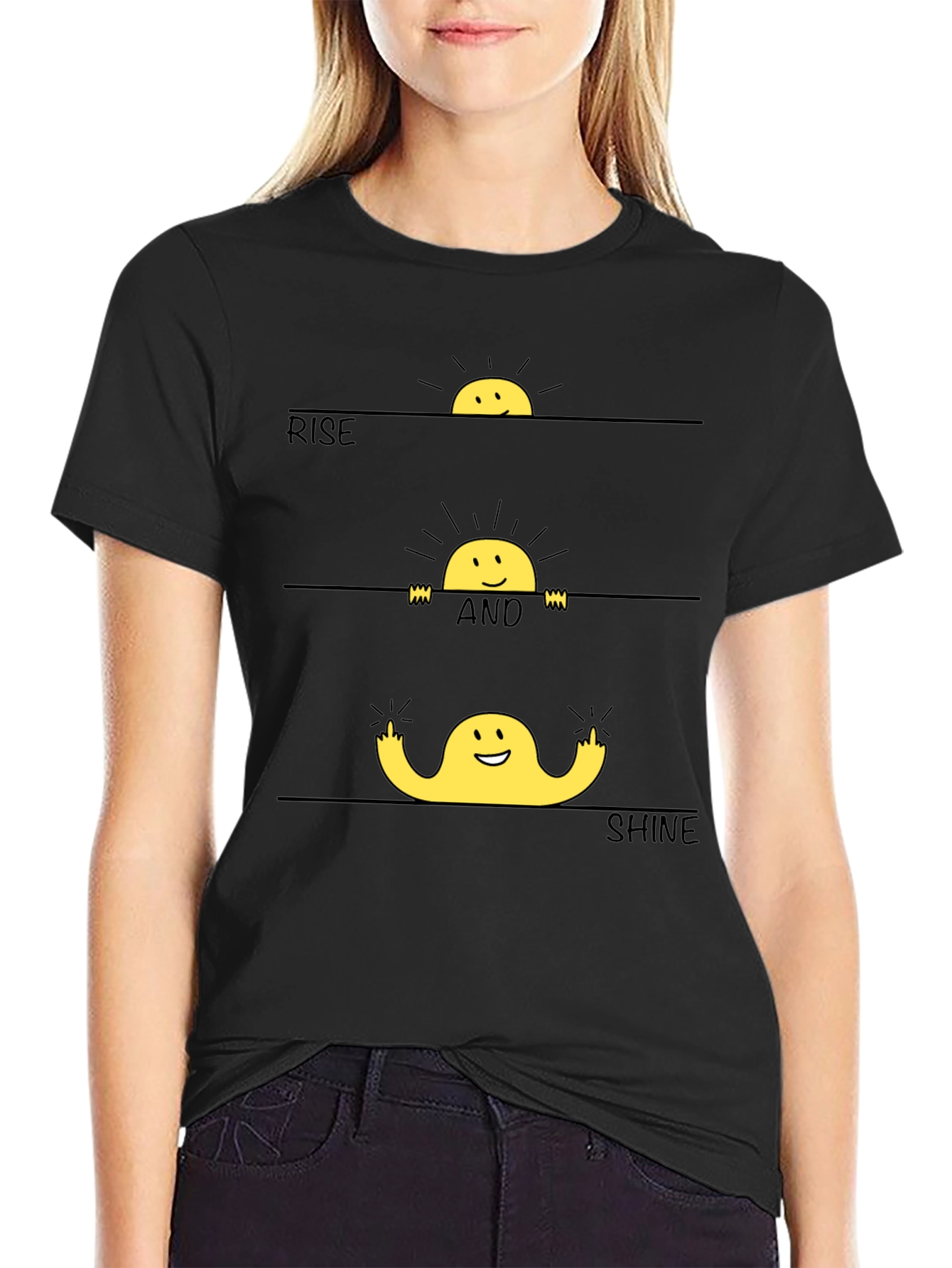 Rise and Shine Graphic Print T-Shirt
