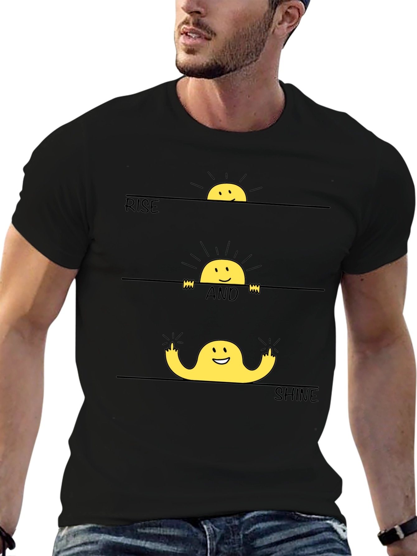 Rise and Shine Graphic Print T-Shirt