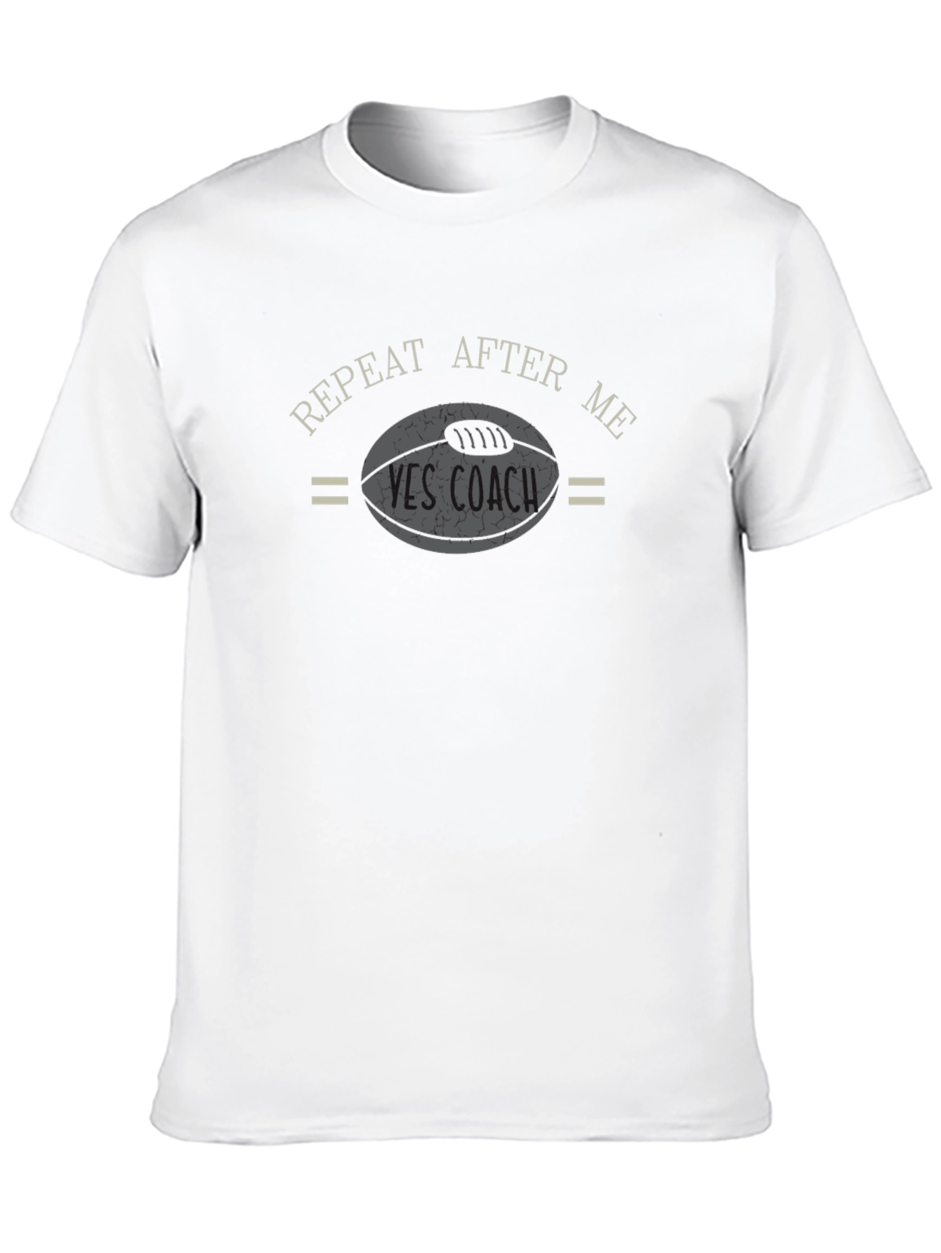Yes Coach Football Graphic Tee