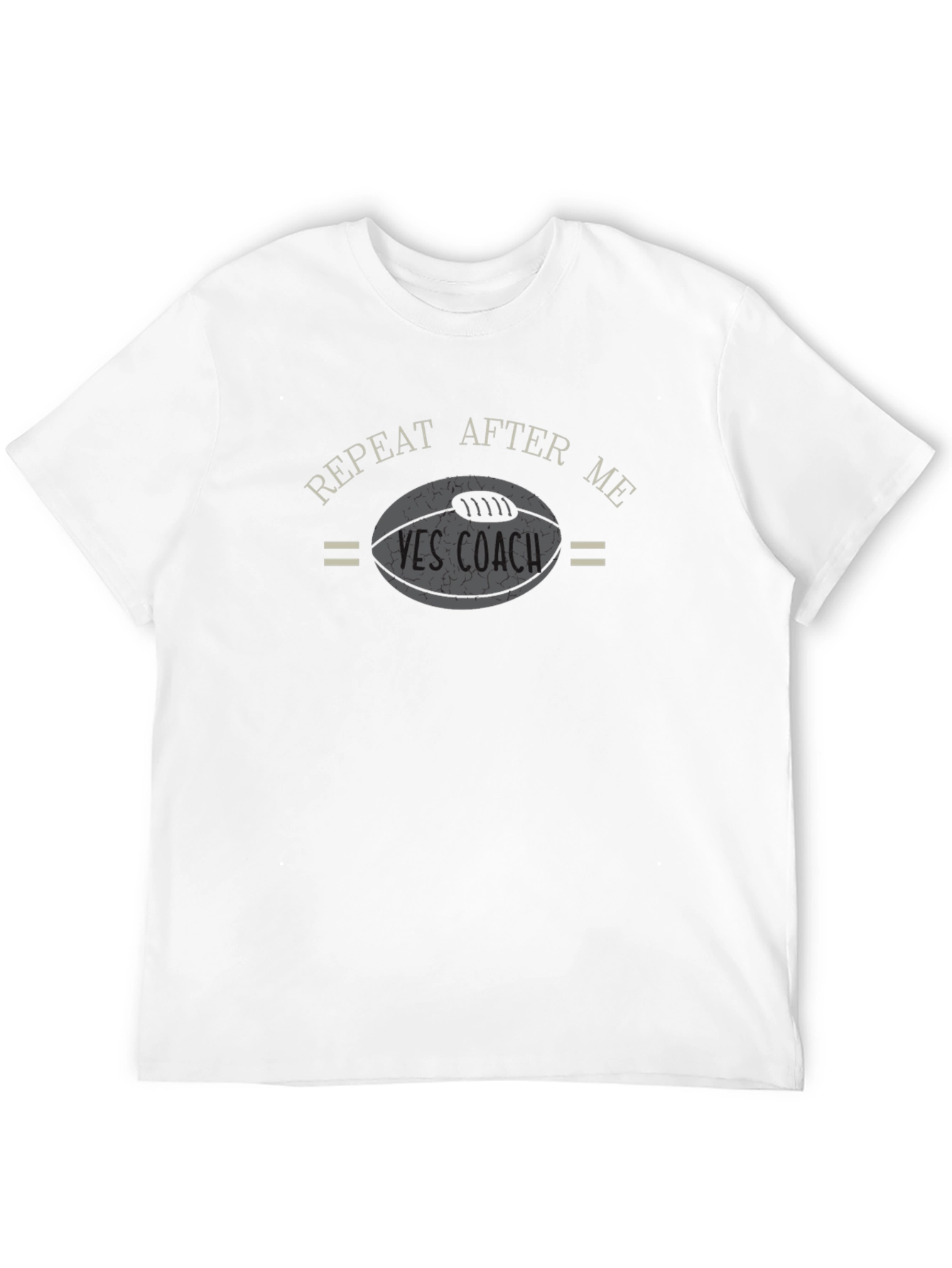 Yes Coach Football Graphic Tee