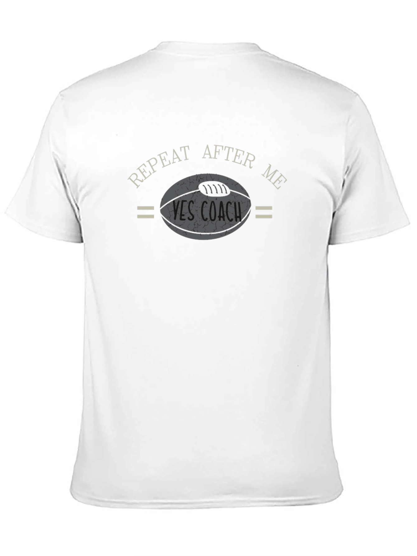 Yes Coach Football Graphic Tee