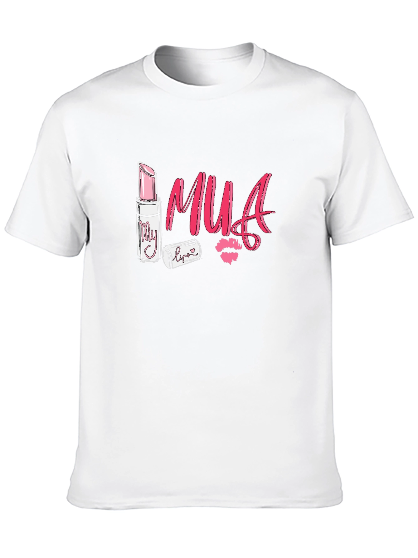 MUA Lipstick Graphic Tee - Makeup Artist T-Shirt