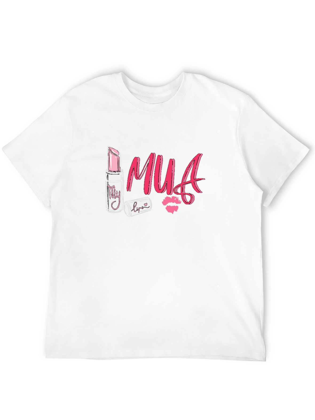 MUA Lipstick Graphic Tee - Makeup Artist T-Shirt
