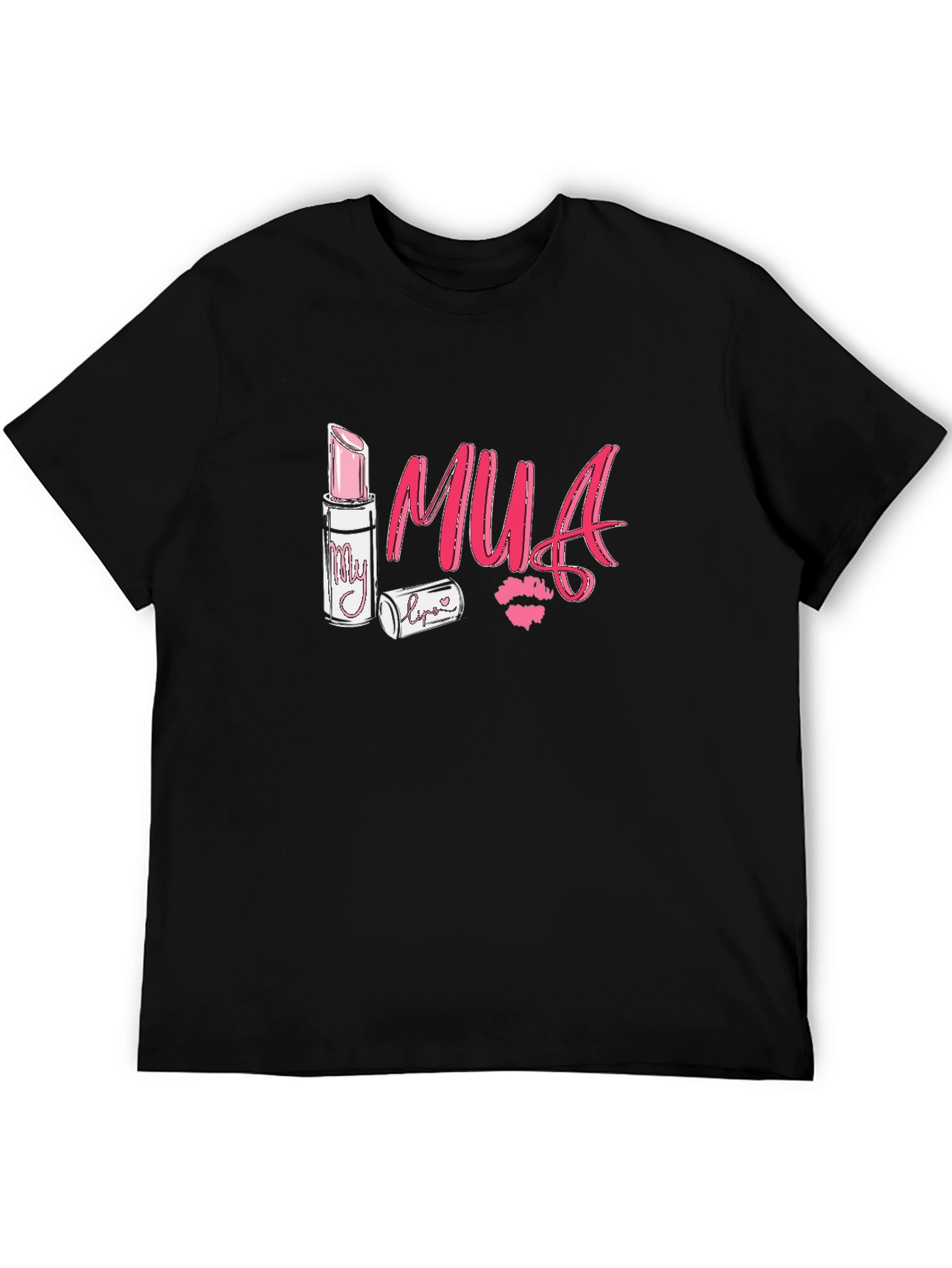 MUA Lipstick Graphic Tee - Makeup Artist T-Shirt