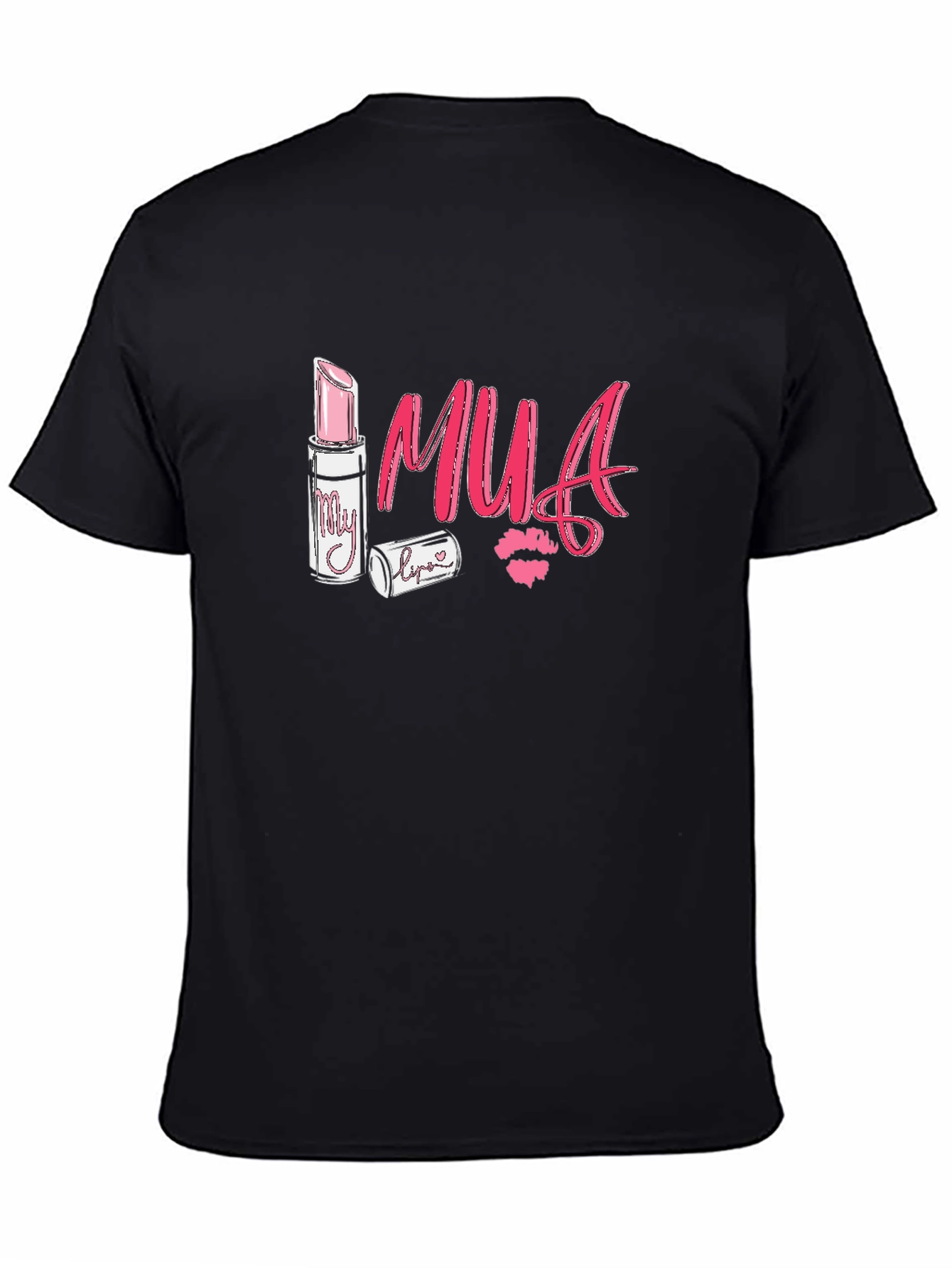 MUA Lipstick Graphic Tee - Makeup Artist T-Shirt