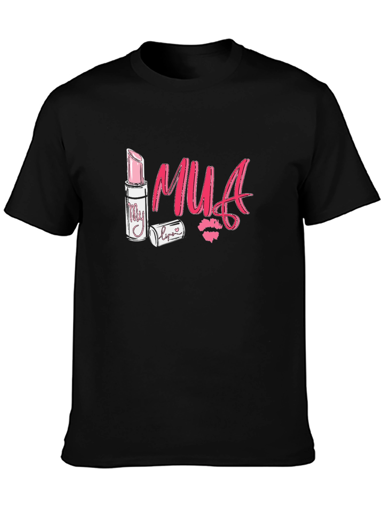 MUA Lipstick Graphic Tee - Makeup Artist T-Shirt