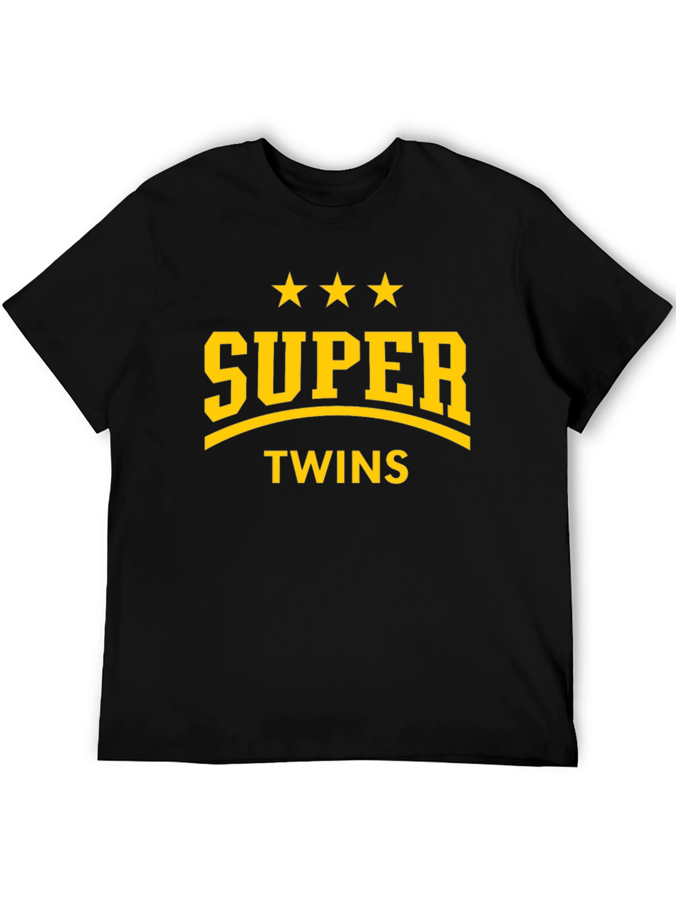 Super Twins Graphic T-Shirt - Black