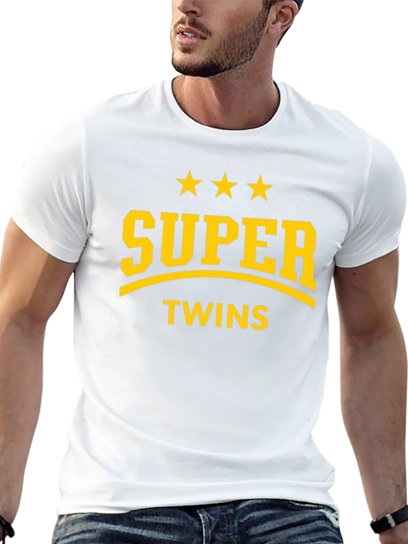 Super Twins Graphic T-Shirt - Black