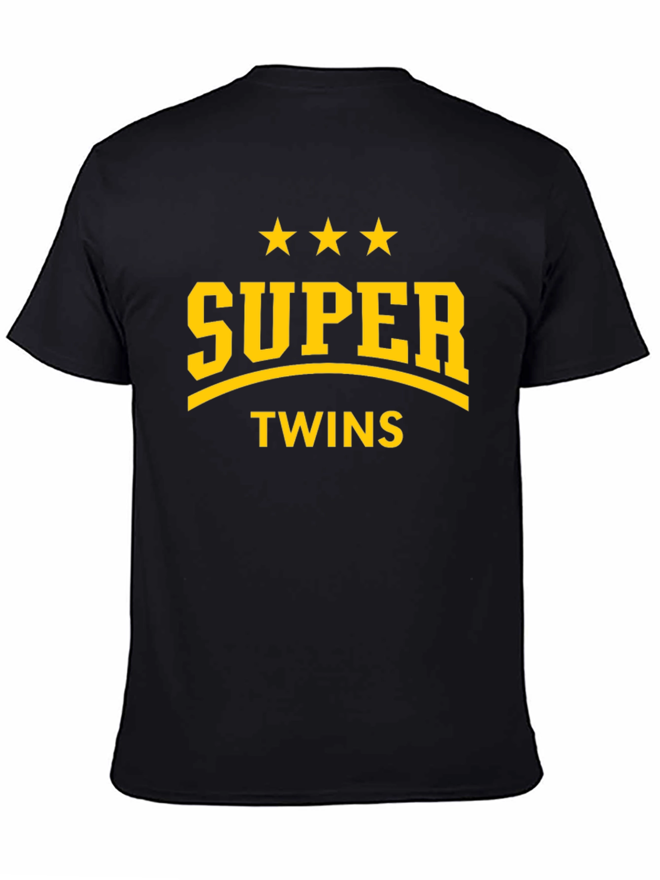 Super Twins Graphic T-Shirt - Black
