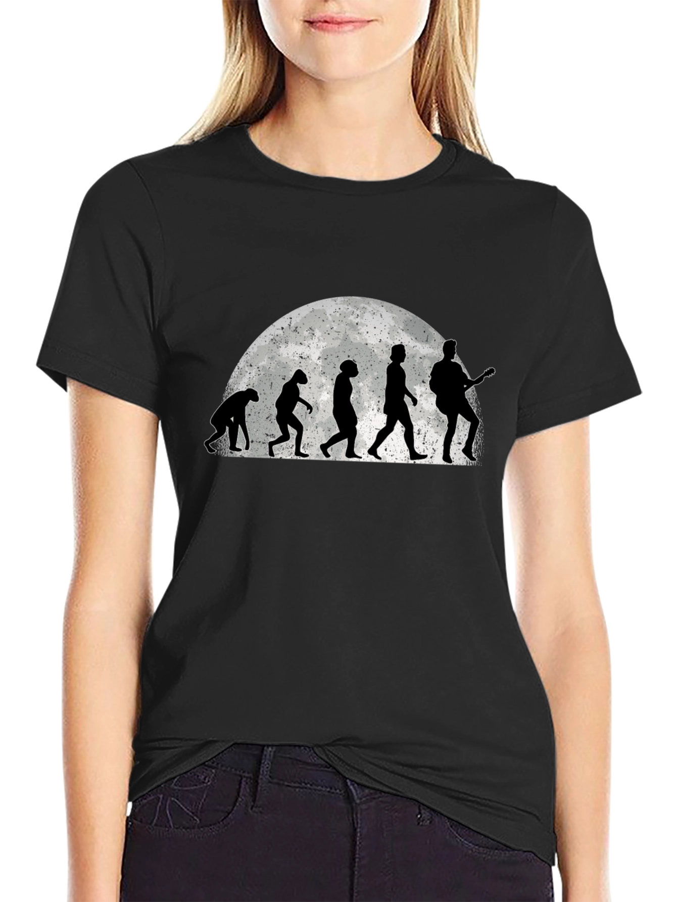 Evolution of Guitarist Graphic Tee