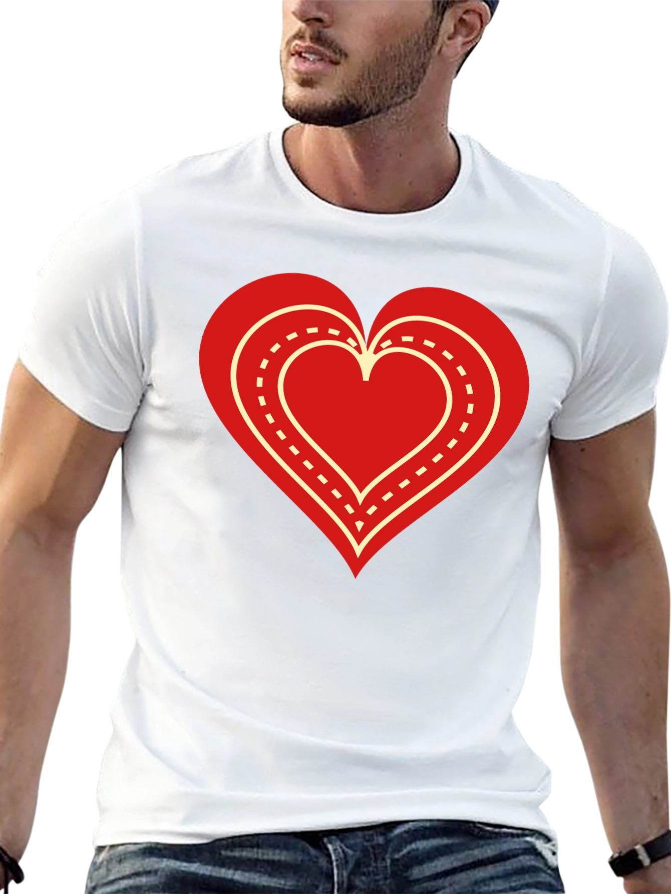 Heart Road Black T-Shirt - Express Your Love