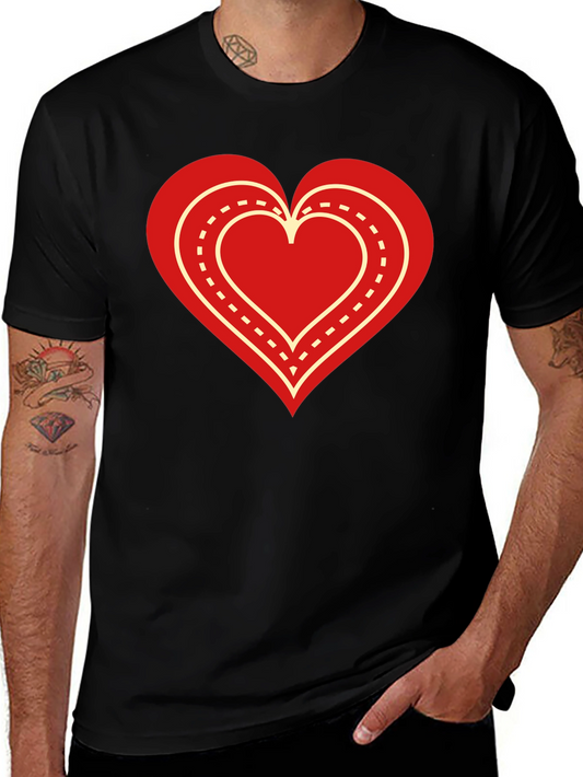 Heart Road Black T-Shirt - Express Your Love