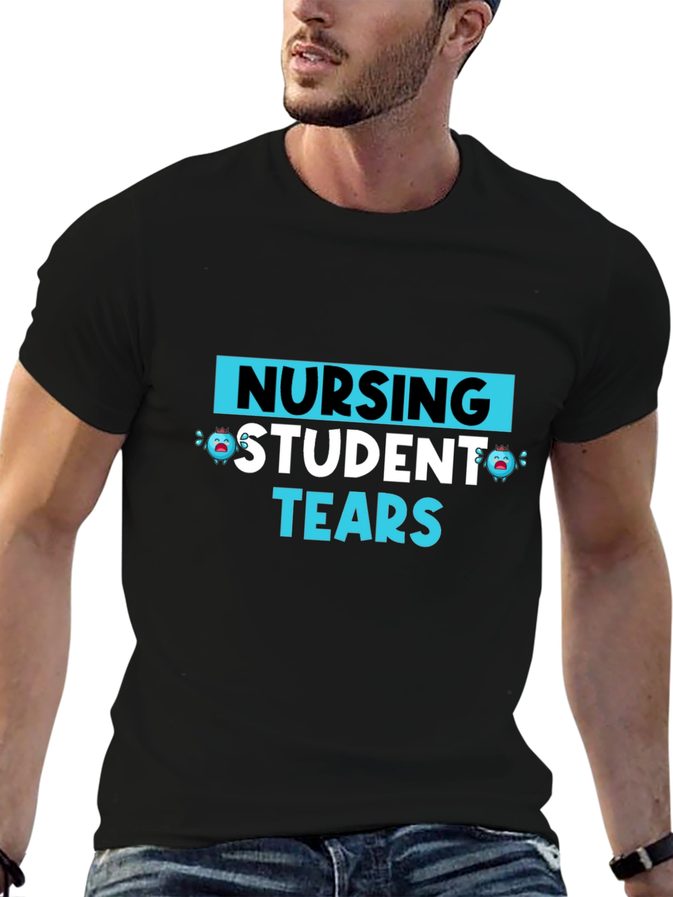 Nursing Student Tears Graphic T-Shirt