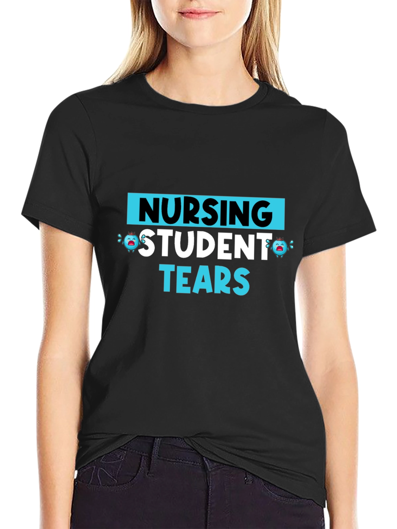 Nursing Student Tears Graphic T-Shirt