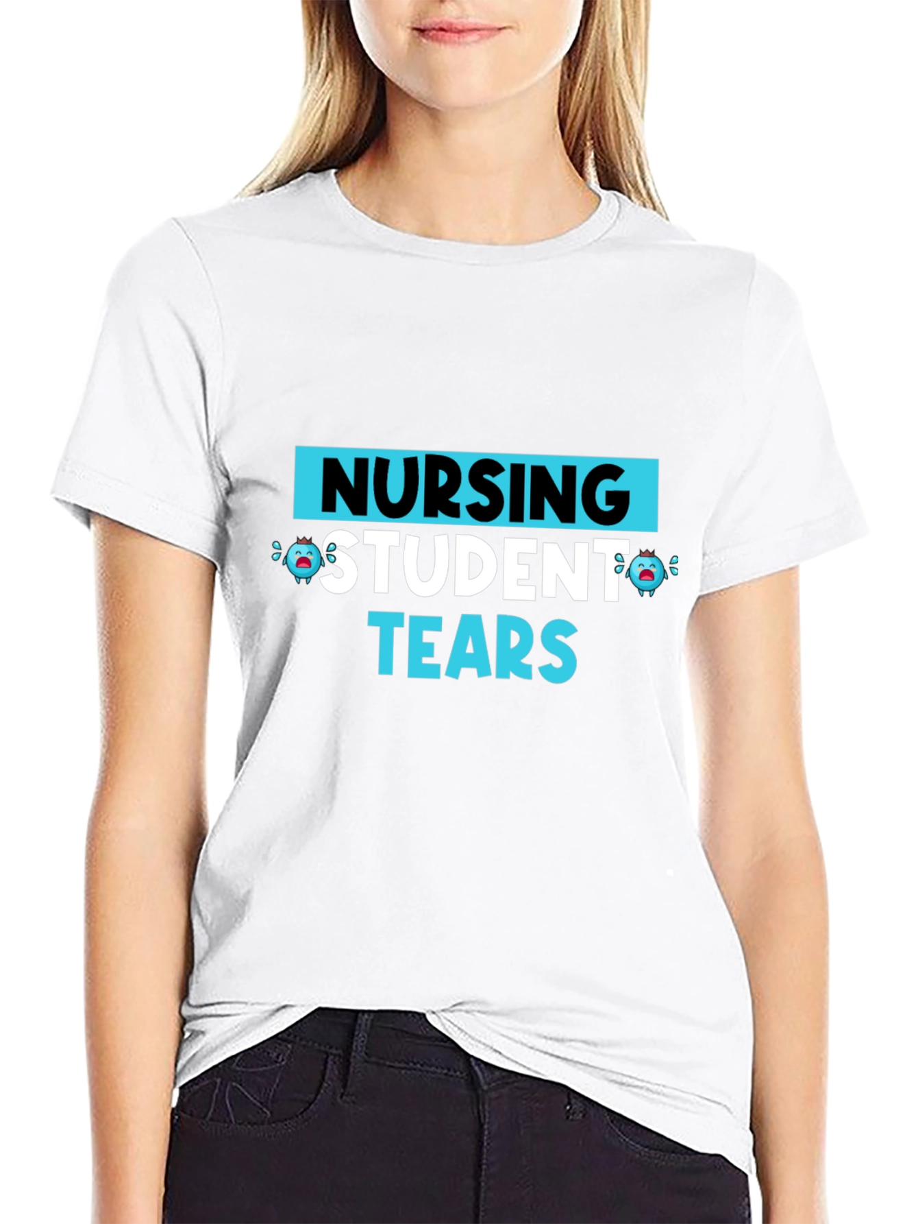 Nursing Student Tears Graphic T-Shirt