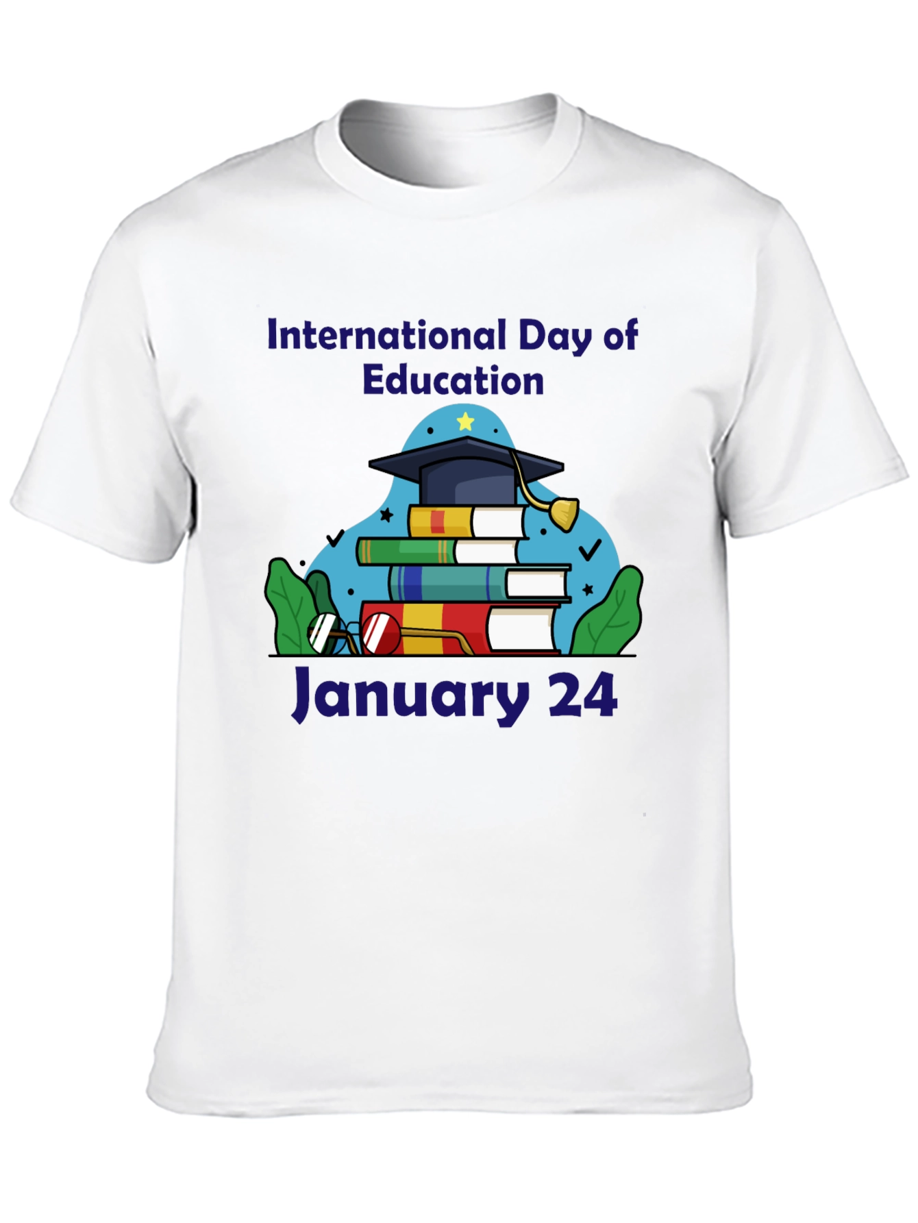 International Day of Education Black T-Shirt