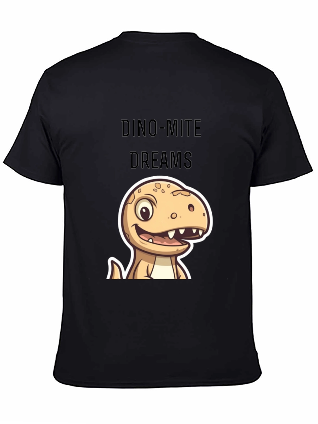 Dino-Mite Dreams Black T-Shirt