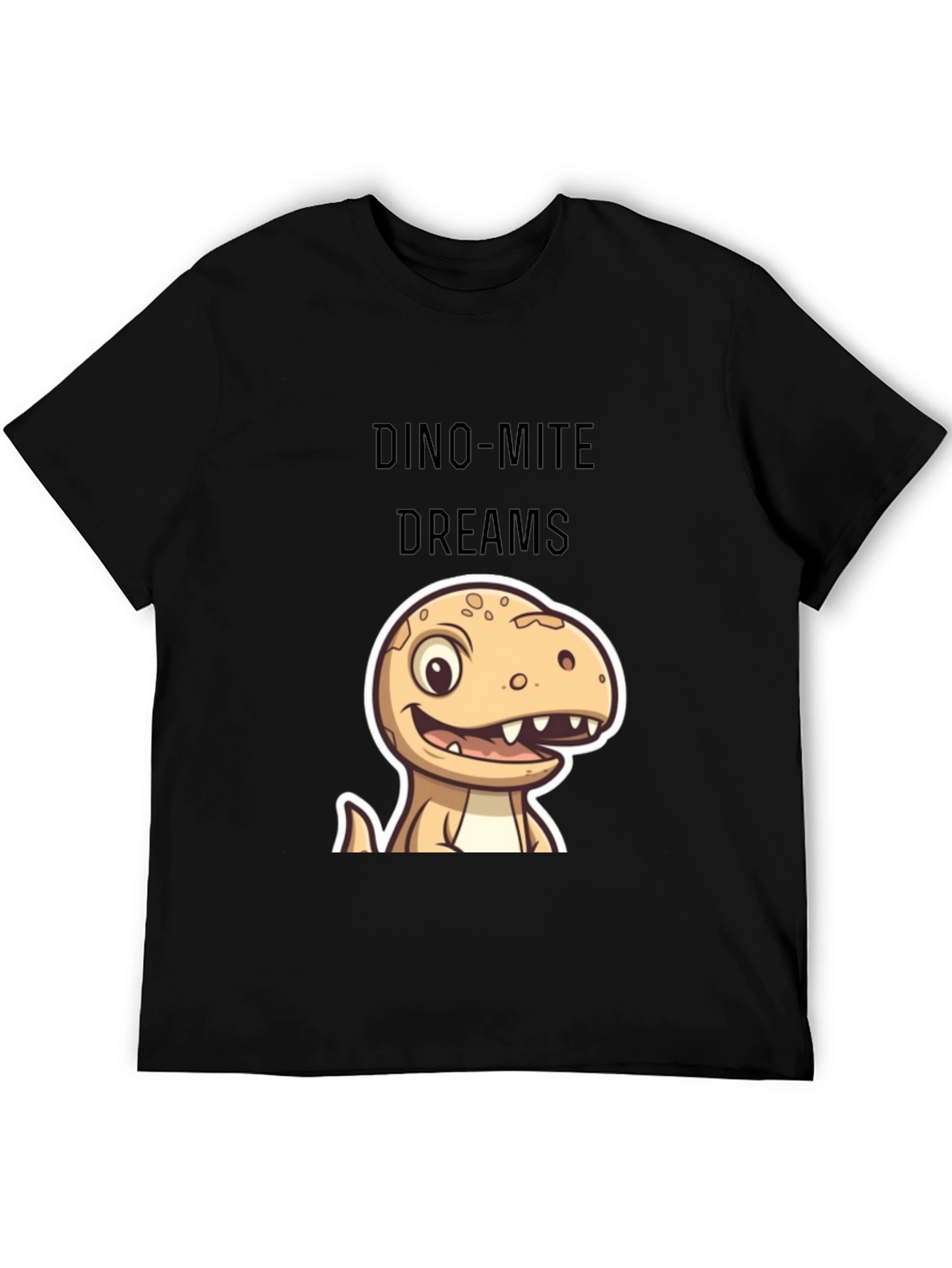 Dino-Mite Dreams Black T-Shirt