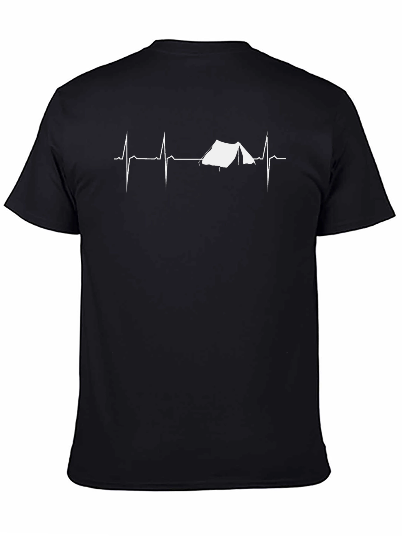 Camping Heartbeat Graphic Tee - Adventure Shirt