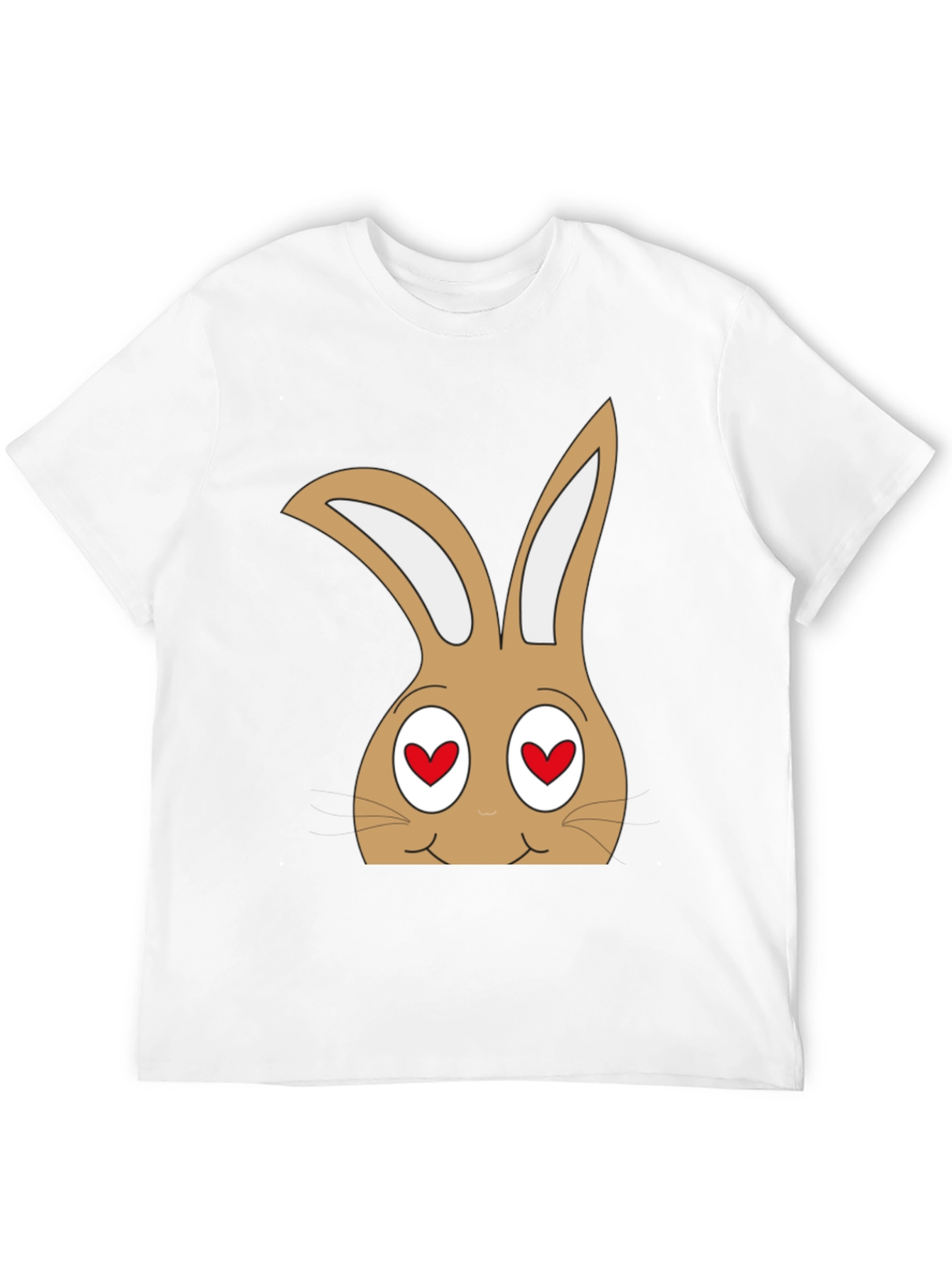 Funny Bunny Heart Eyes T-Shirt