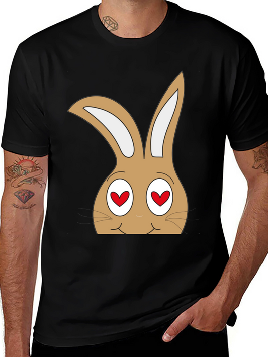 Funny Bunny Heart Eyes T-Shirt