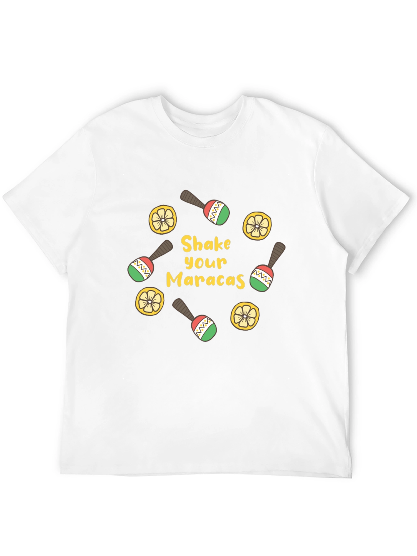 Shake Your Maracas Graphic Tee - Fun Fiesta Style