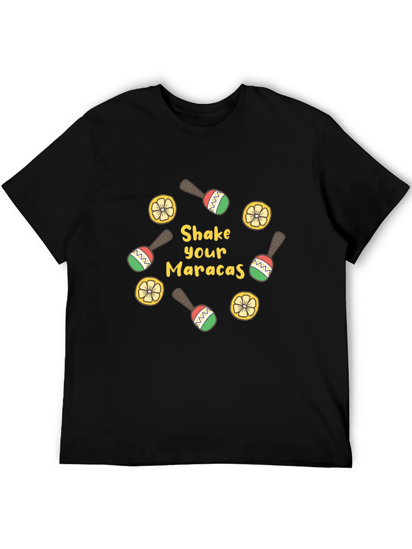 Shake Your Maracas Graphic Tee - Fun Fiesta Style