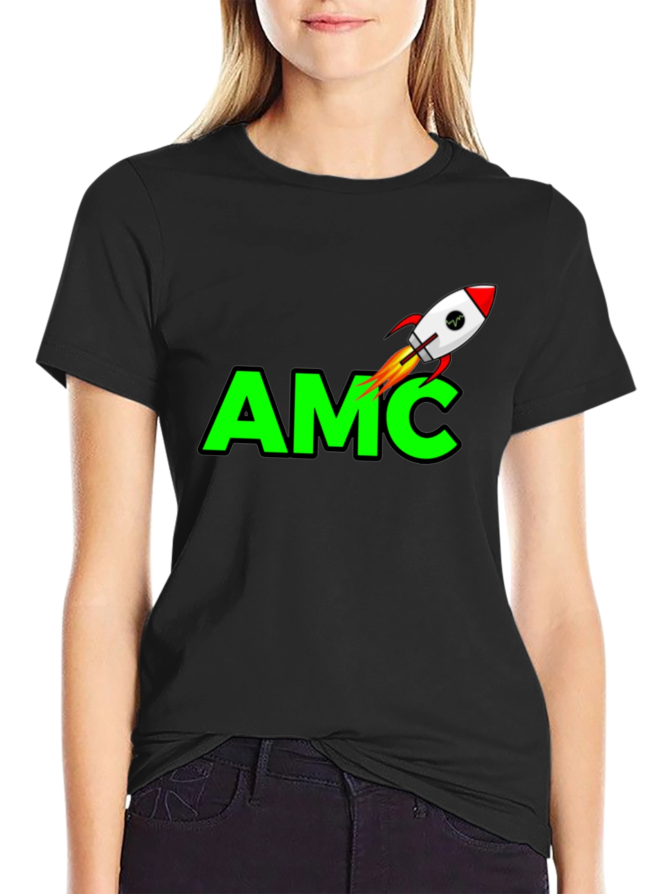 AMC Rocket Black T-Shirt