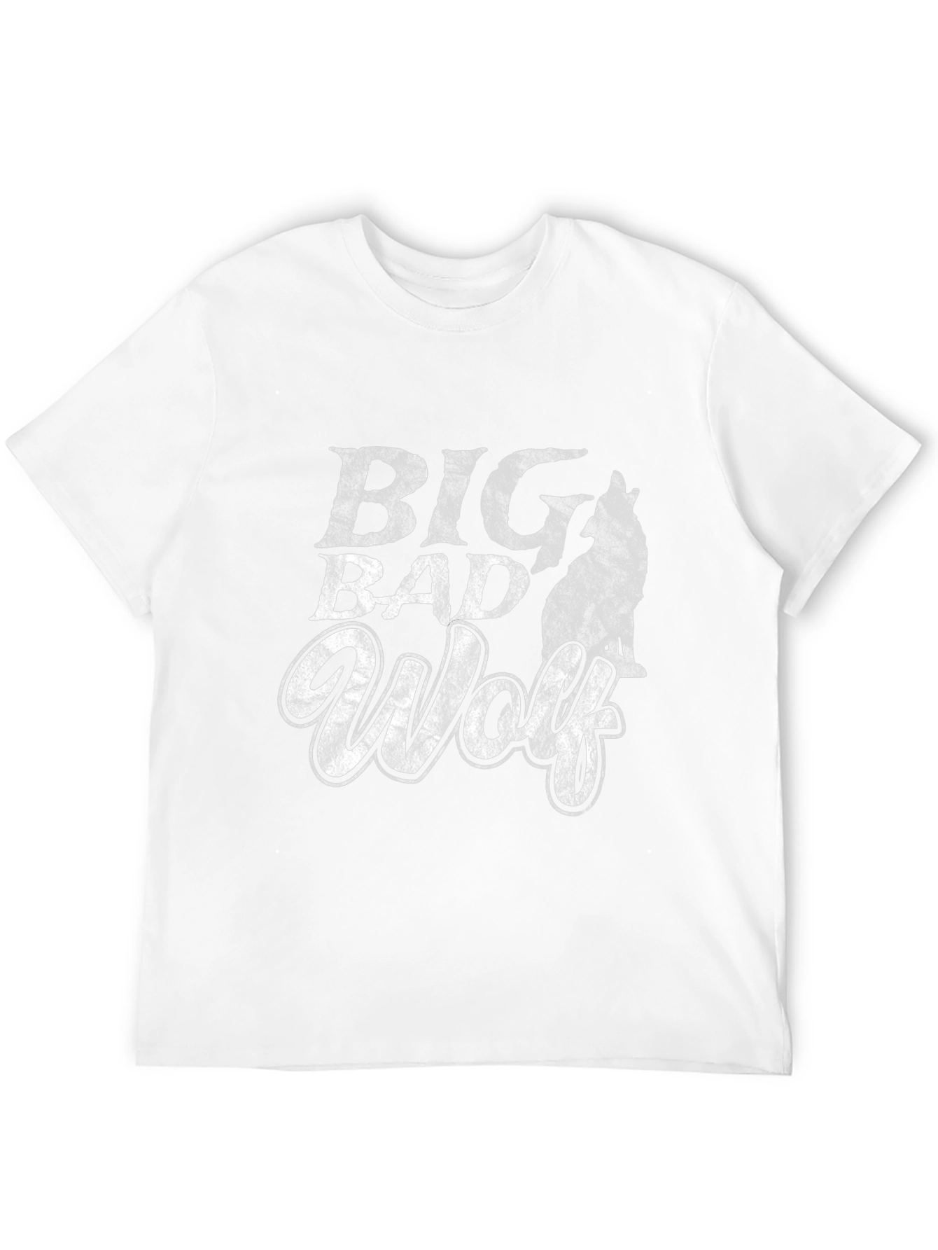 Big Bad Wolf Graphic Print T-Shirt
