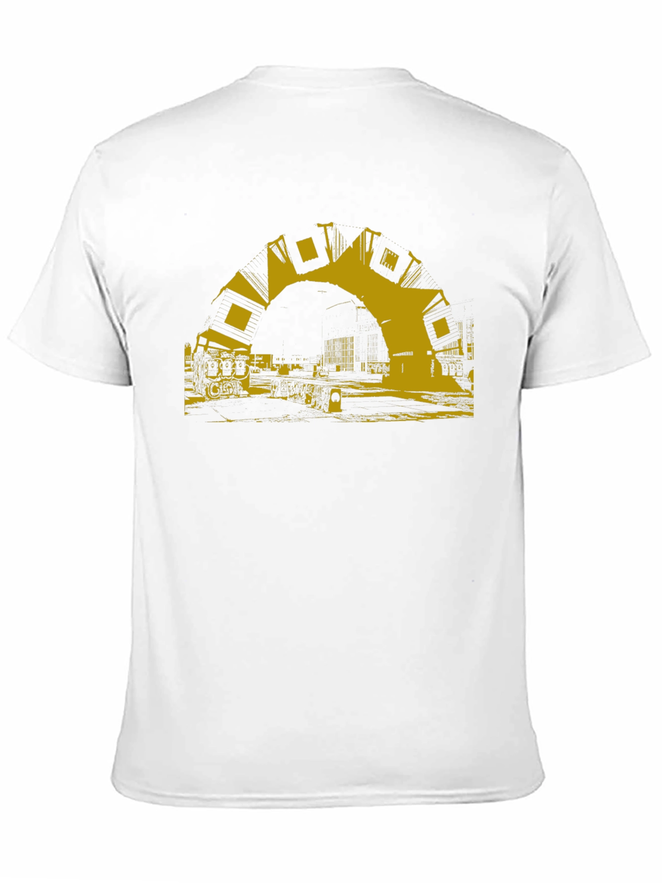 Urban Arch Graphic Tee - Modern Black T-Shirt